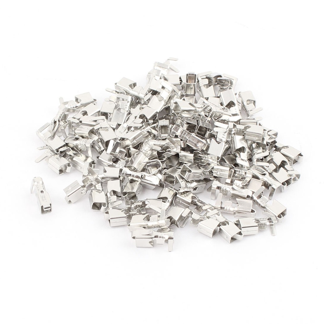 100 pack 3.96mm Connector Crimp Contact Pin Copper-Tin