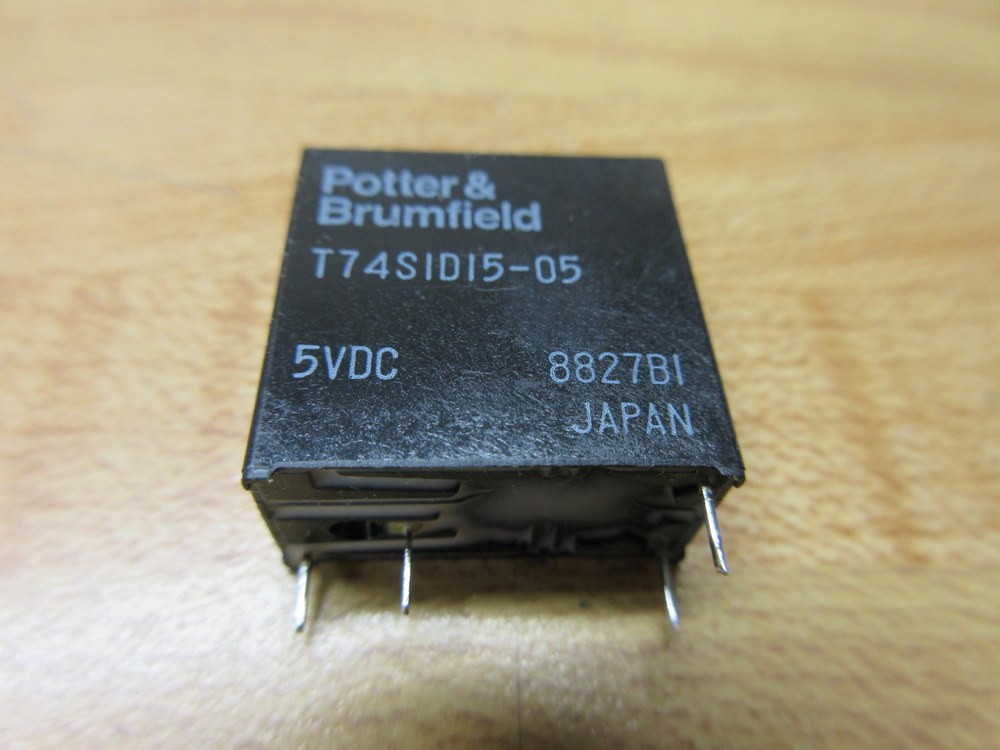 Potter & Brumfield T74S1D15-05 5VDC Relay T74S1D1505