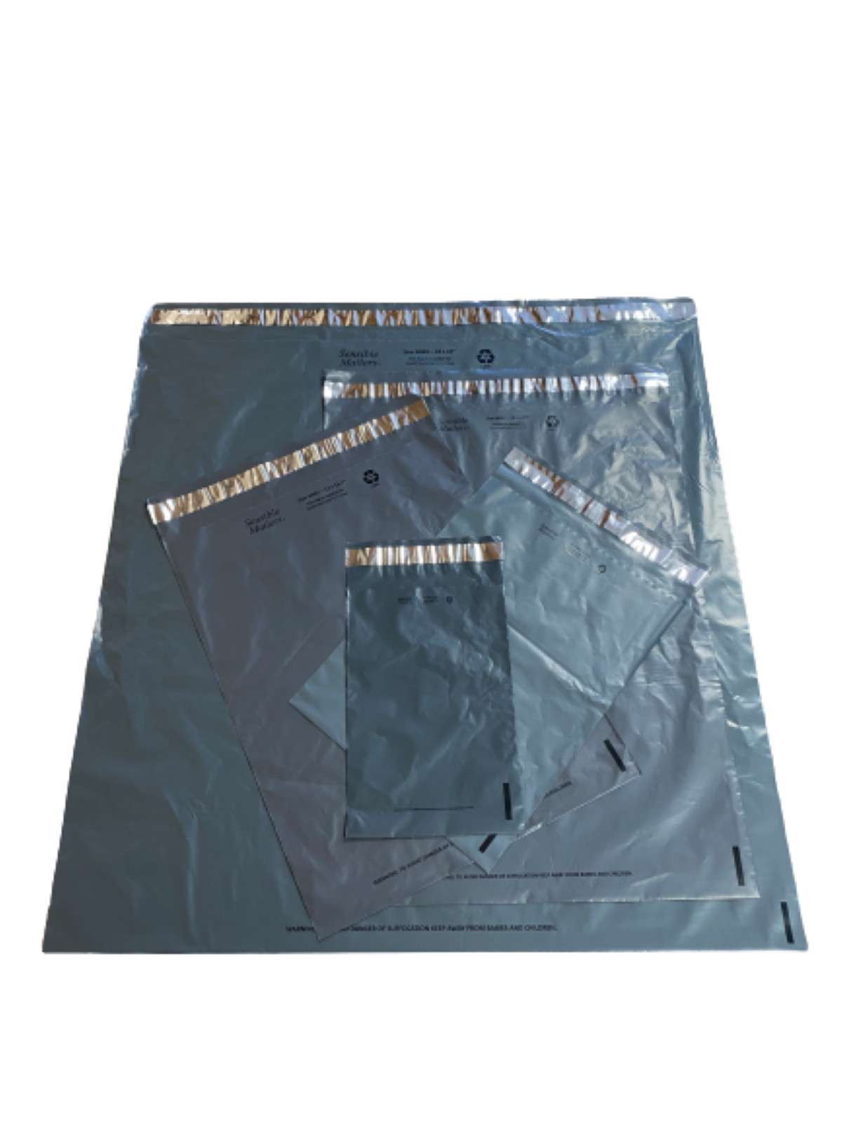 200 Bags 7.5×10.5″ Eco-Friendly 100% Recycled Poly Mailer – Sensible Mailers?