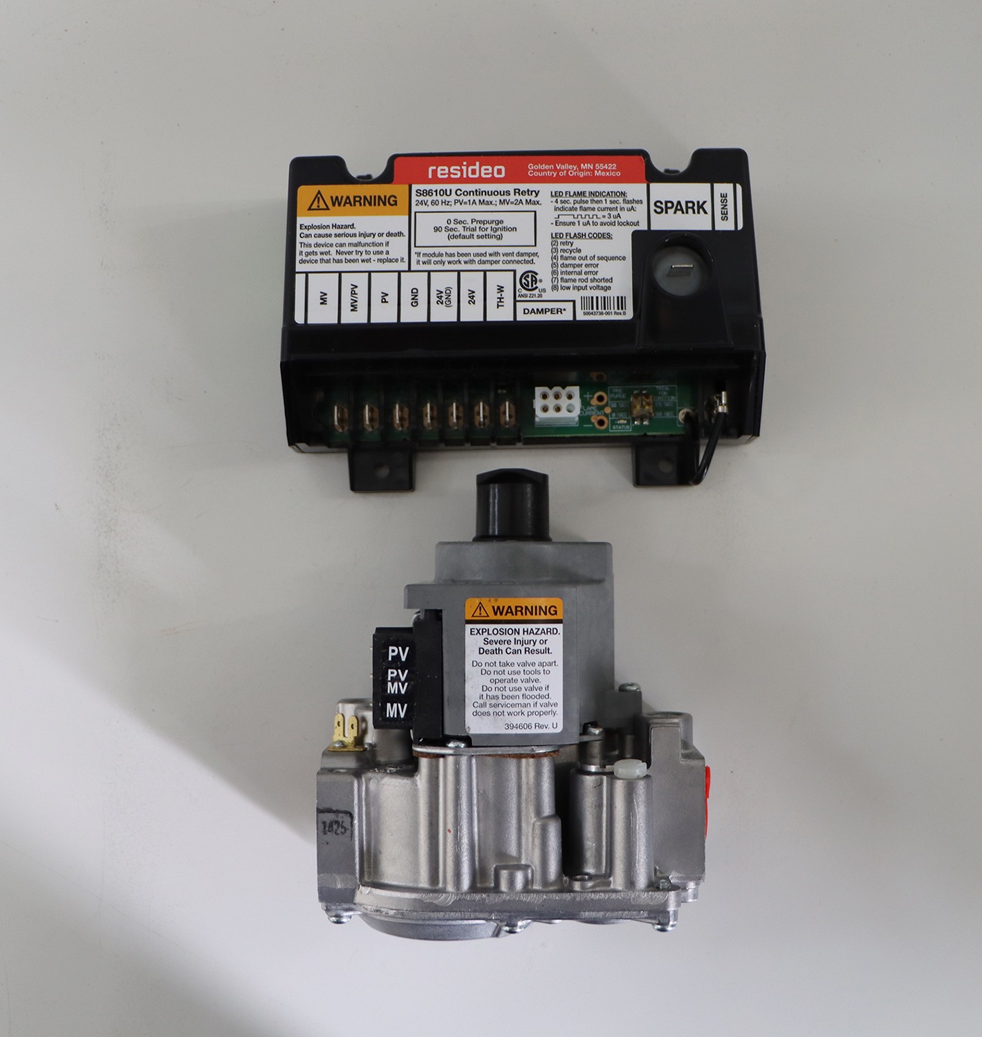 Resideo Intermittent Pilot Control Conversion Kit Y8610U6006