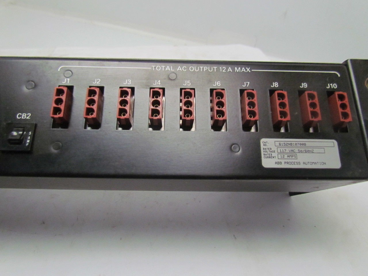 ABB 6152NB10700B Power Supply Distribution Module 117V 12Amp