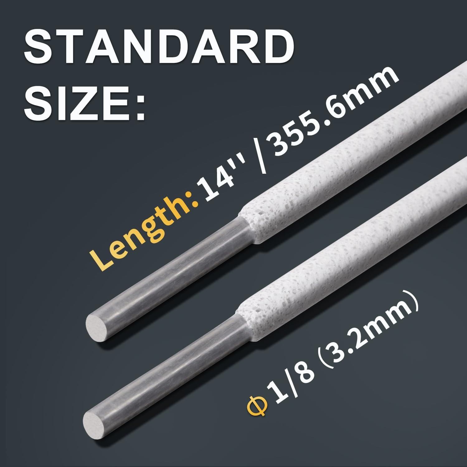 E4043 Aluminum Welding Rods 1 lb – 1/8″ x 14″ – AWS A5.3 Class E4043 – for Al…