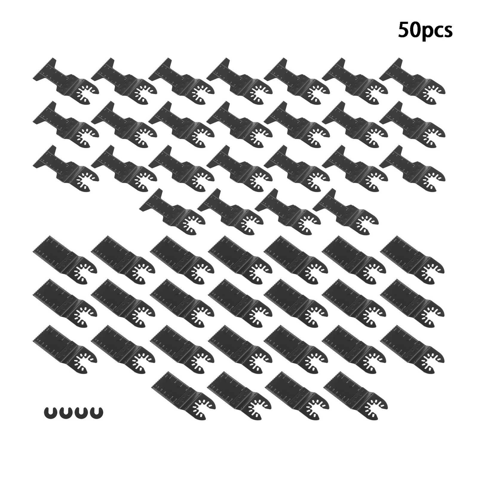 50 Pcs Multitool Blades Set for Wood Oscillating Saw Blades
