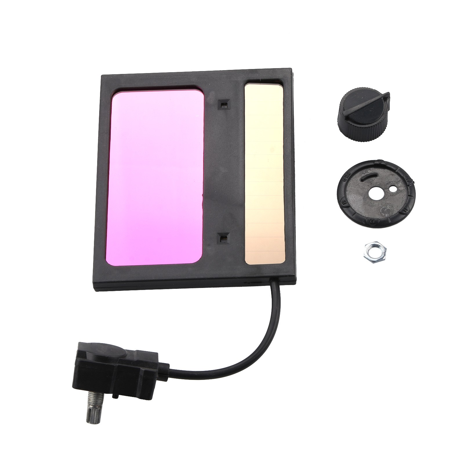 New Solar Welding Auto Darkening Welder Lens Filter Helmet Len+Protortion Sheet
