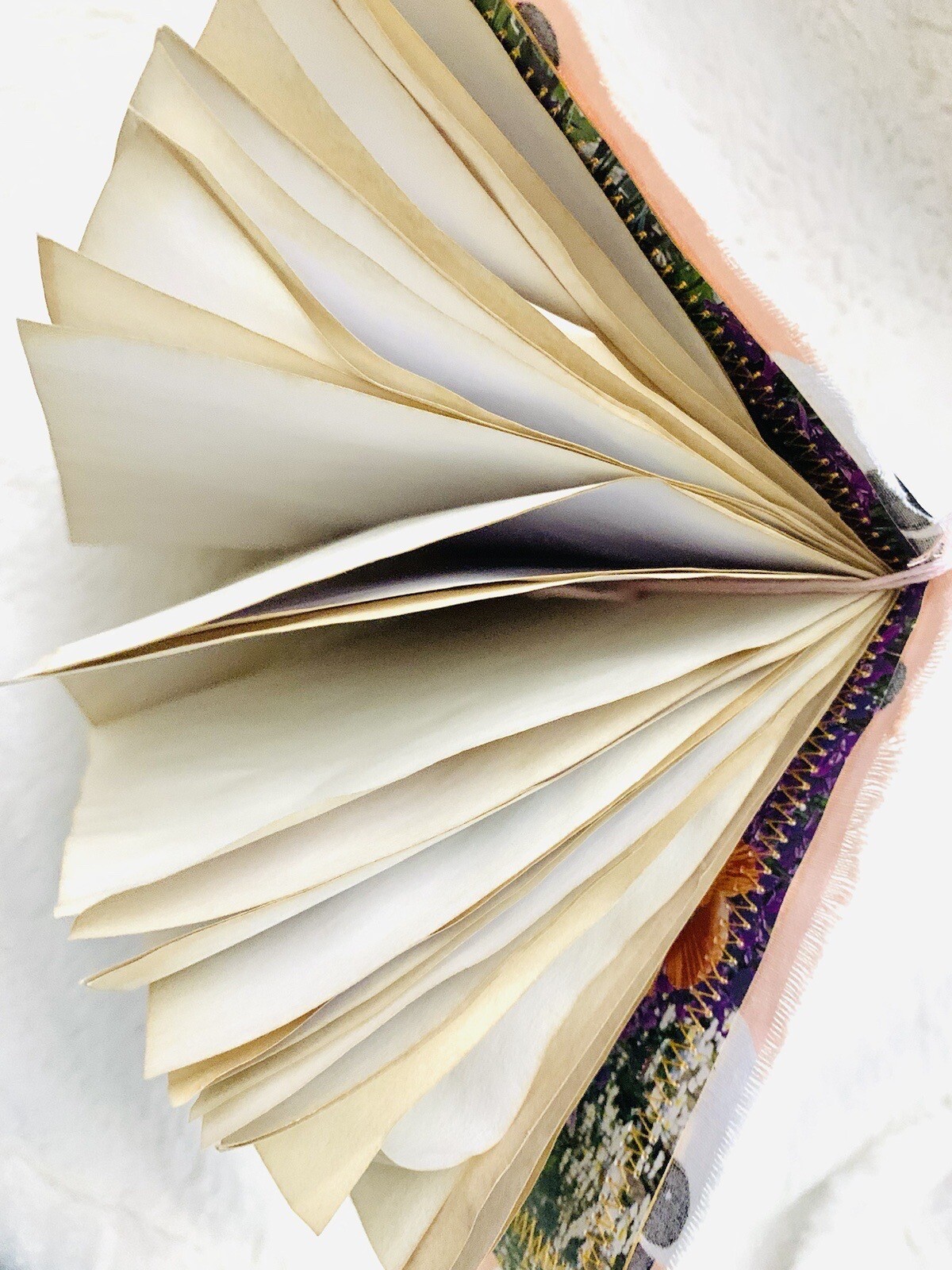 Panda Journal, Panda Notebook, Handmade Panda Softcover Journal, Junk Journal