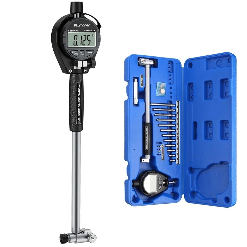 Digital Dial Bore Gage Set 50-160 mm(2-6 Inch) 0.01mm(0.0005 Inch) Dial Bore …