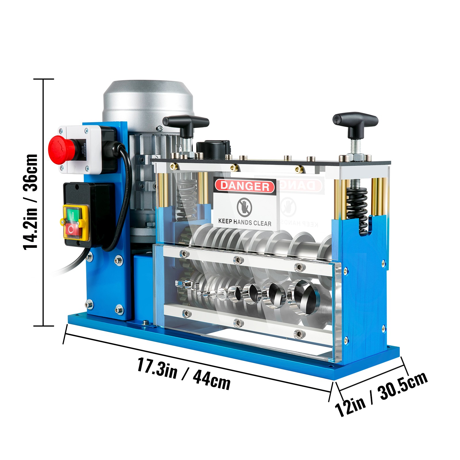 VEVOR 0.06-1.49inch Electric Wire Stripping Machine Power Wire Stripping Machine