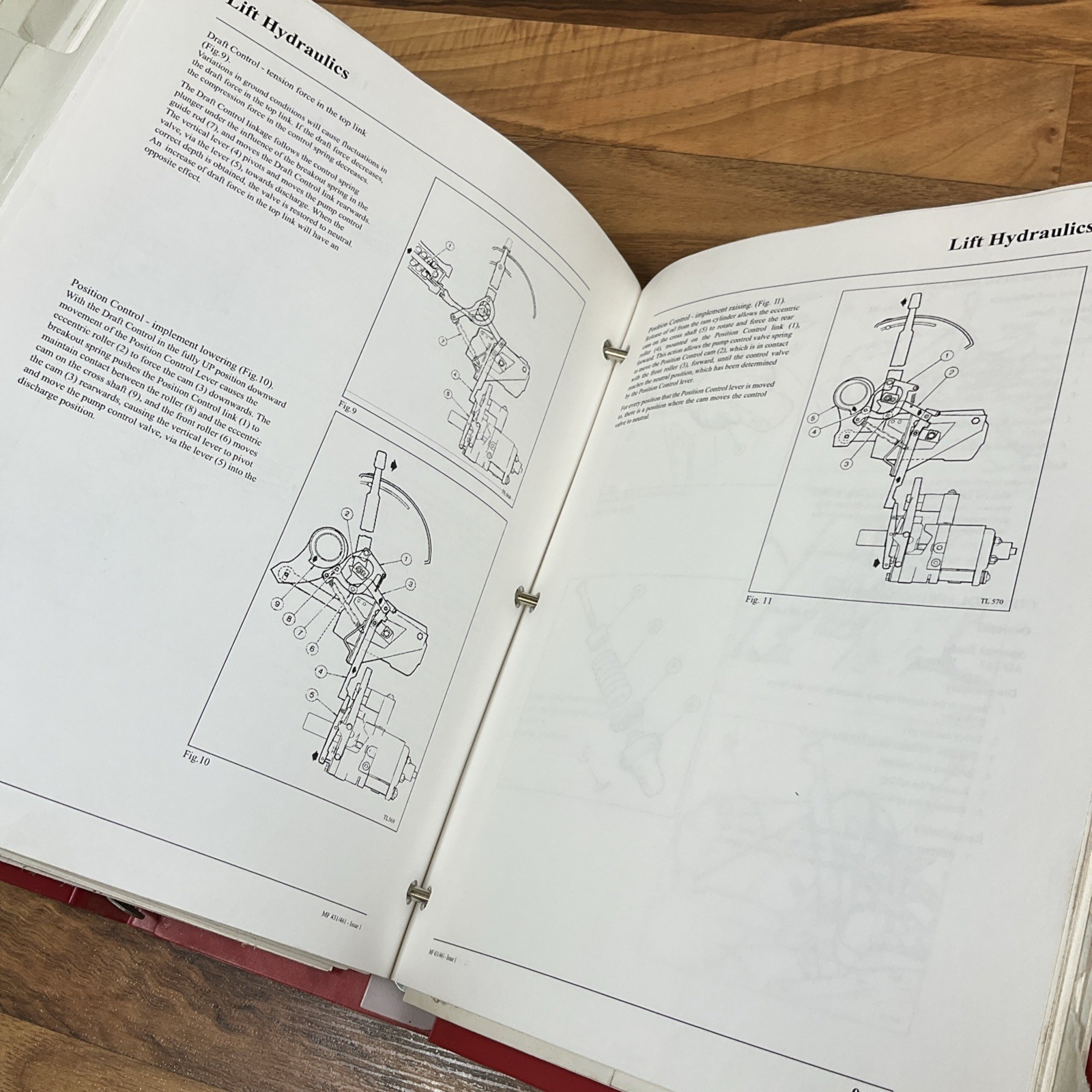 ORIGINAL Massey Ferguson MF 431 461 Tractor Service Manual Repair Shop Workshop