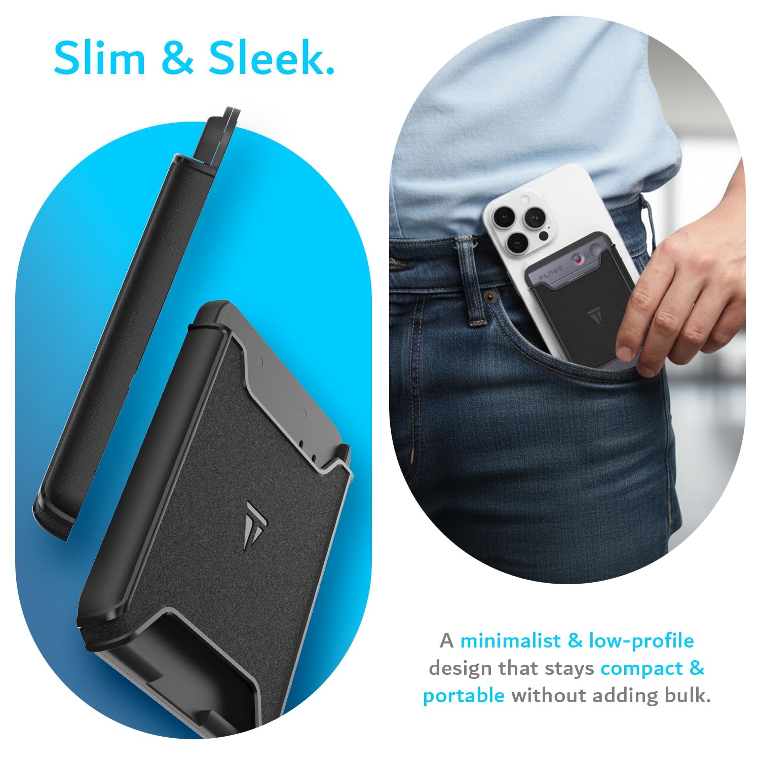 TUDIA Magnetic Holder for PLAUD Note and Plaud Note Pro AI Voice Recorder Case –