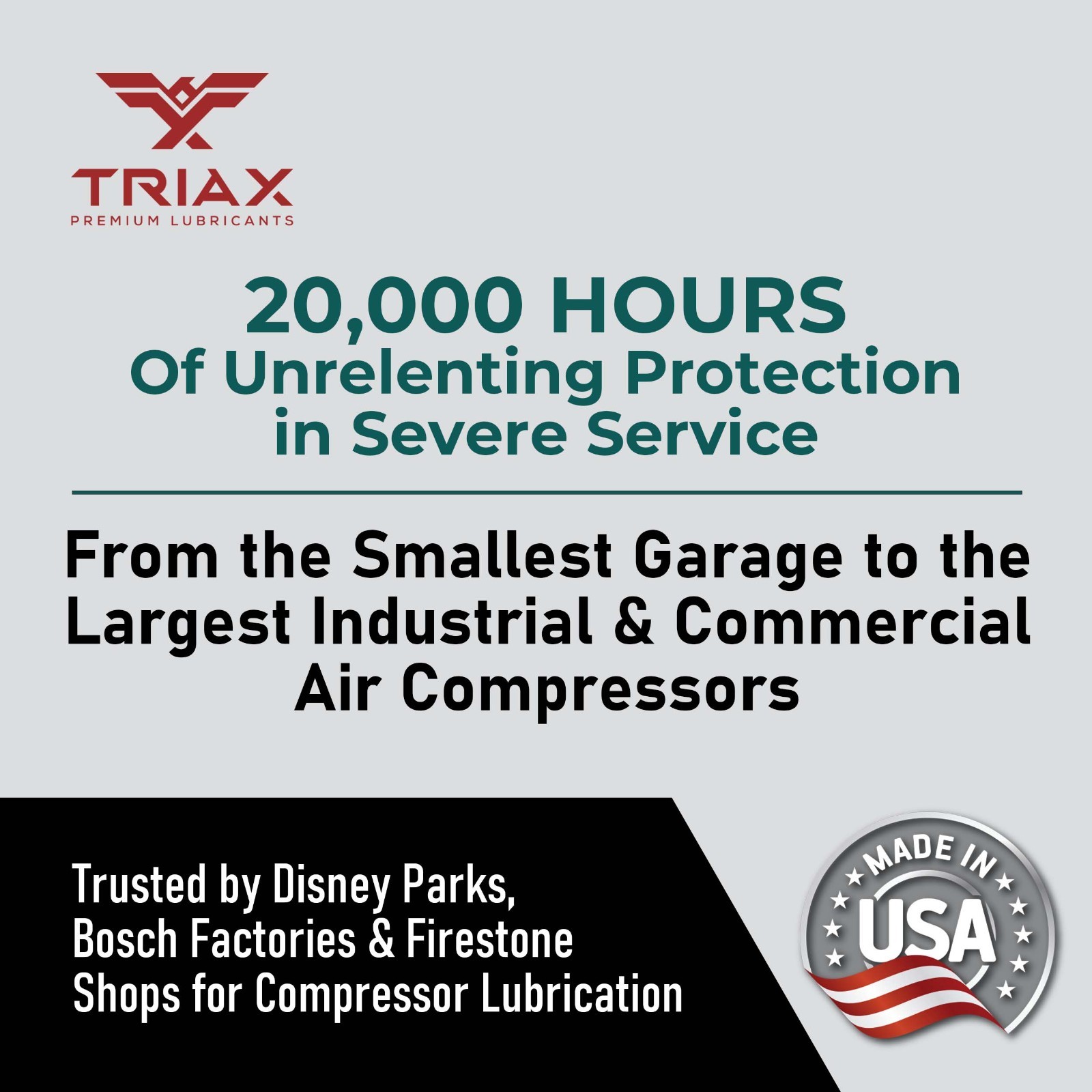 TRIAX Kompressor MV 100 (SAE 30) Full Synthetic Air Compressor Oil (1 Quart)