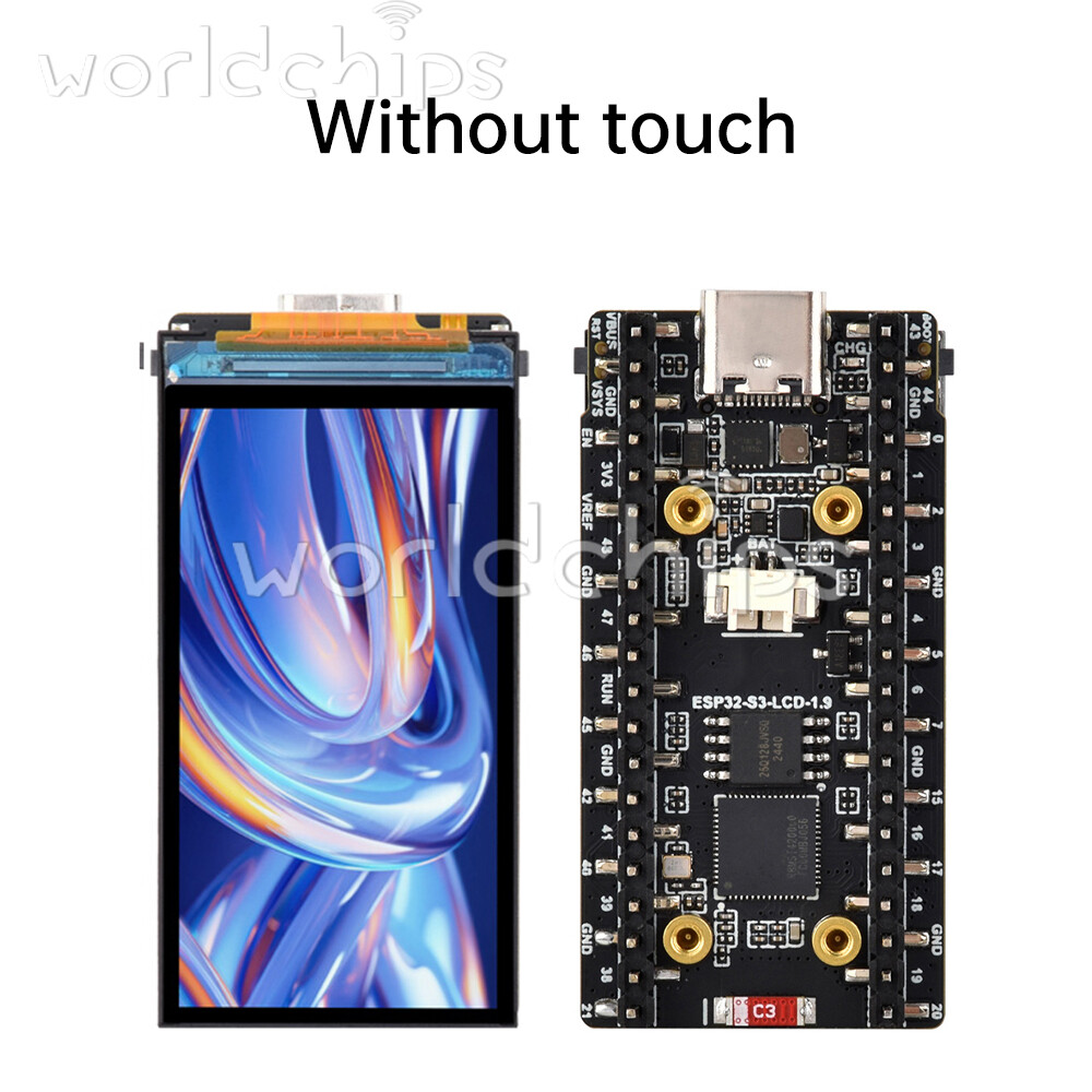 1.9 inch Dual Core ESP32-S3 WiFi Bluetooth Development Board LCD Touch Module