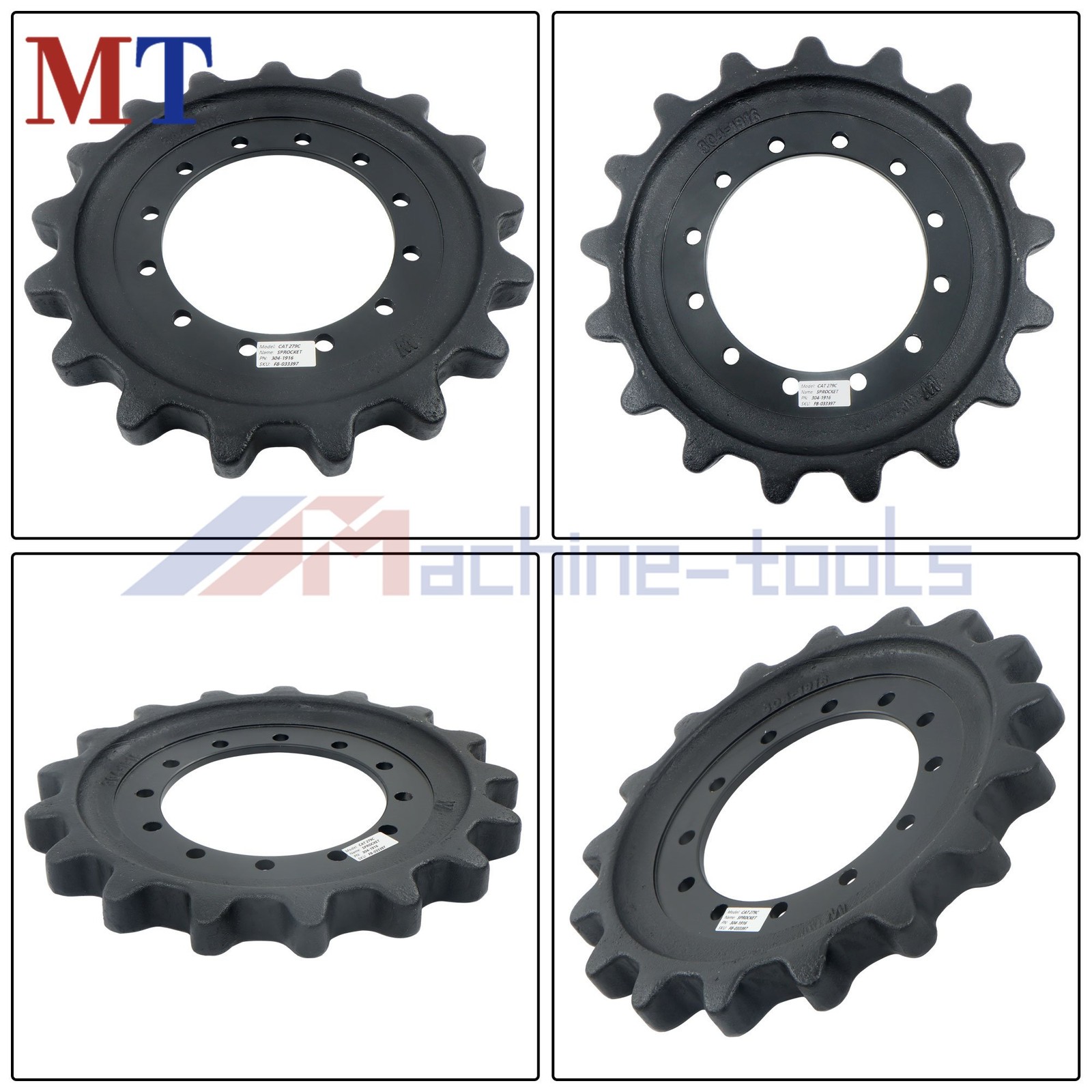 304-1916 Drive Sprocket For Caterpillar 299DR 299DRXE 279DLRC 289C 249D