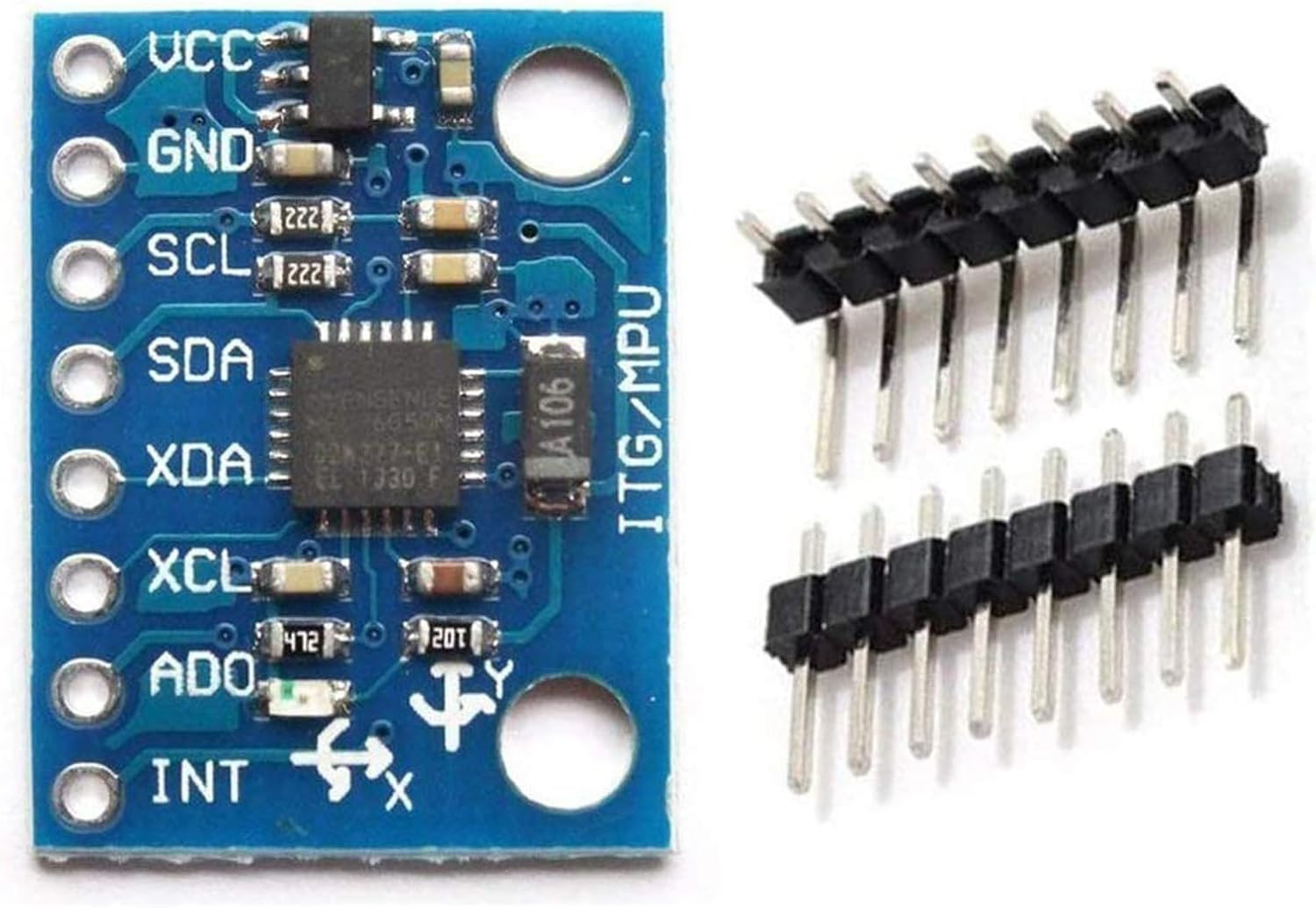 ​Keacvise 6-Pack GY-521 MPU6050 Sensor Module – 6-Axis IMU with 16-Bit ADC, 3-Ax