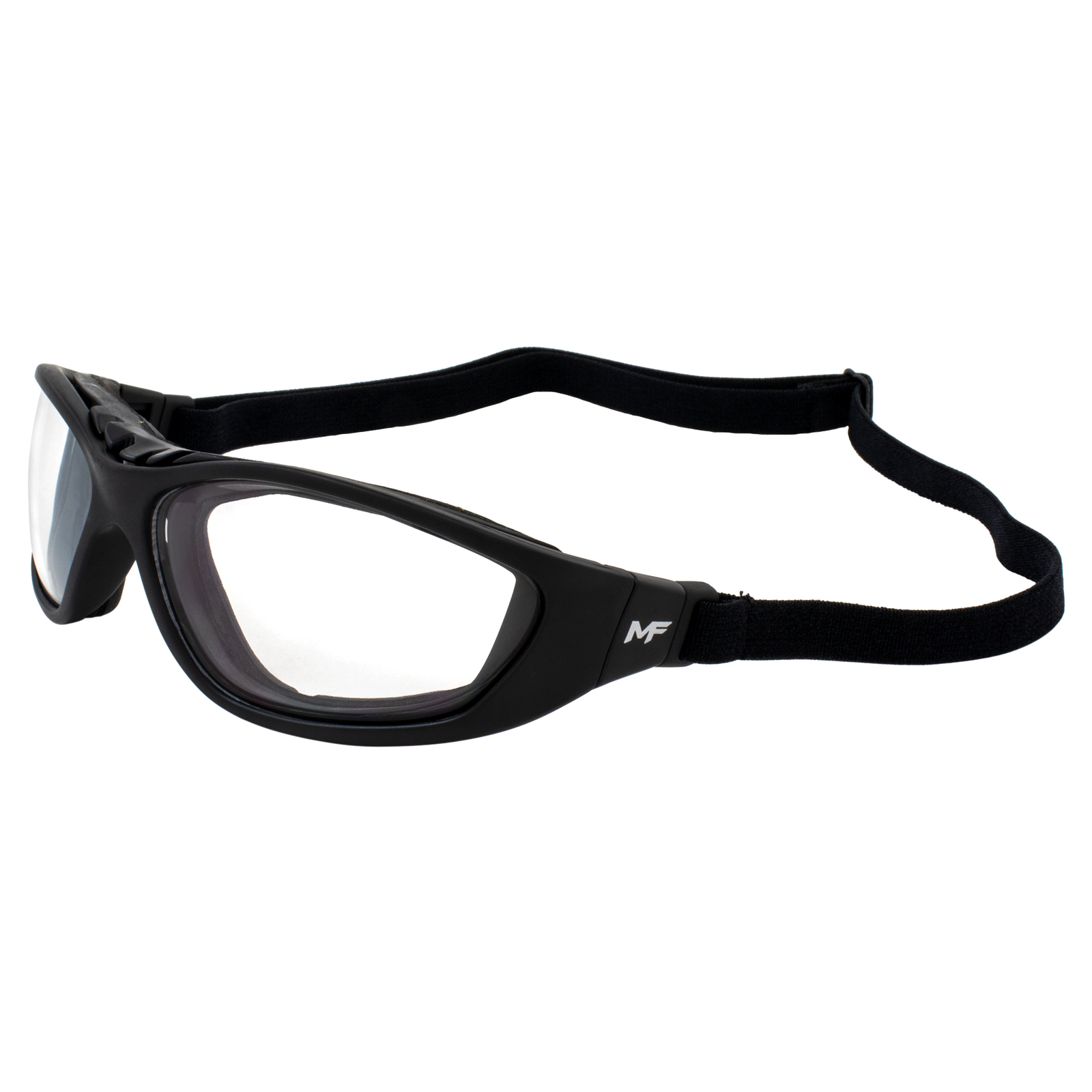 3 Pairs of MF Eyewear Patriot Padded Motorcycle Riding Safety Sunglasses Black