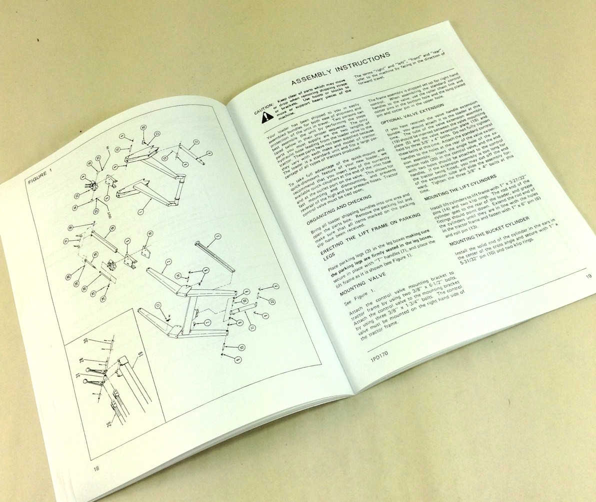 Farmhand Dunham Lehr Series 2 Loader Operators Manual Parts List Instructions