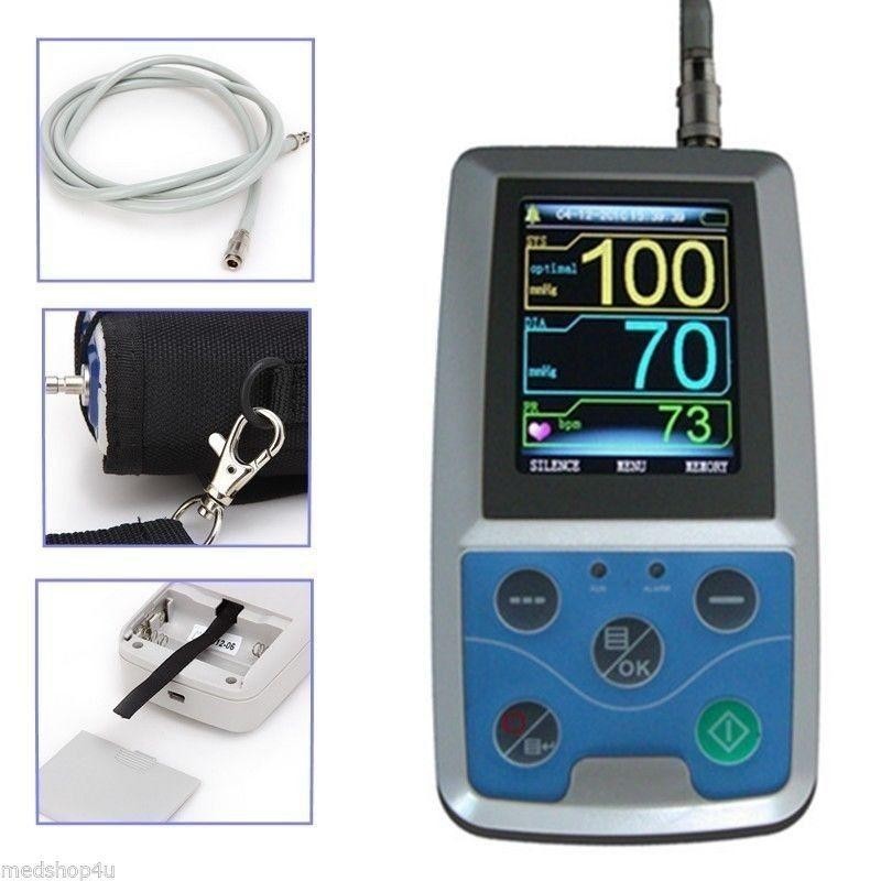 24 Hour Ambulatory Blood Pressure Monitor – Holter w/ Adult Cuff – Fast Shipping