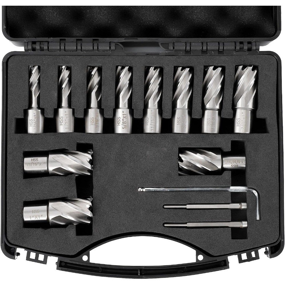 13HSS Bits Magnetic Drill 1450W 2922LBF/13000N 7/16″–1-1/16″ Diameter 820RPM