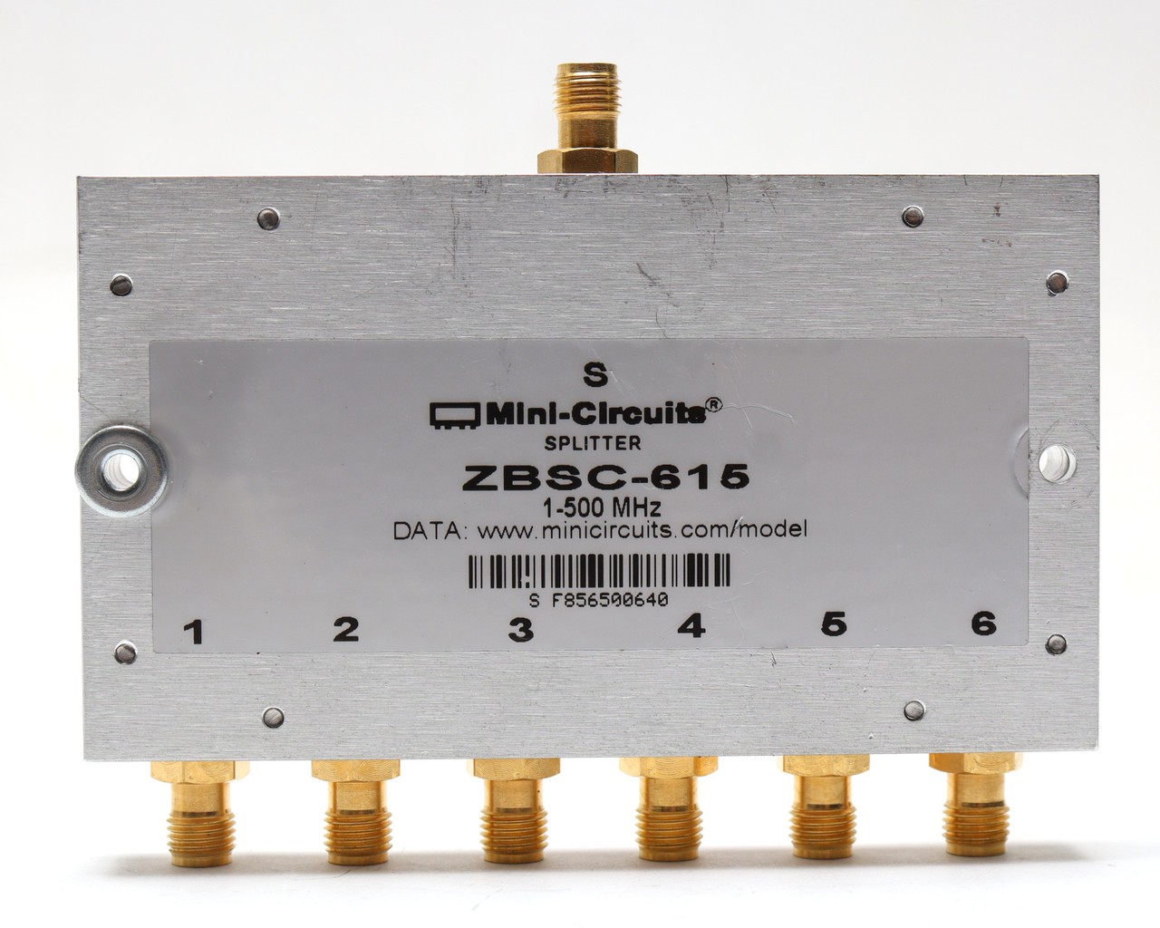 Mini-Circuits ZBSC-615 6 Ways Power Splitter, 1 – 500 MHz