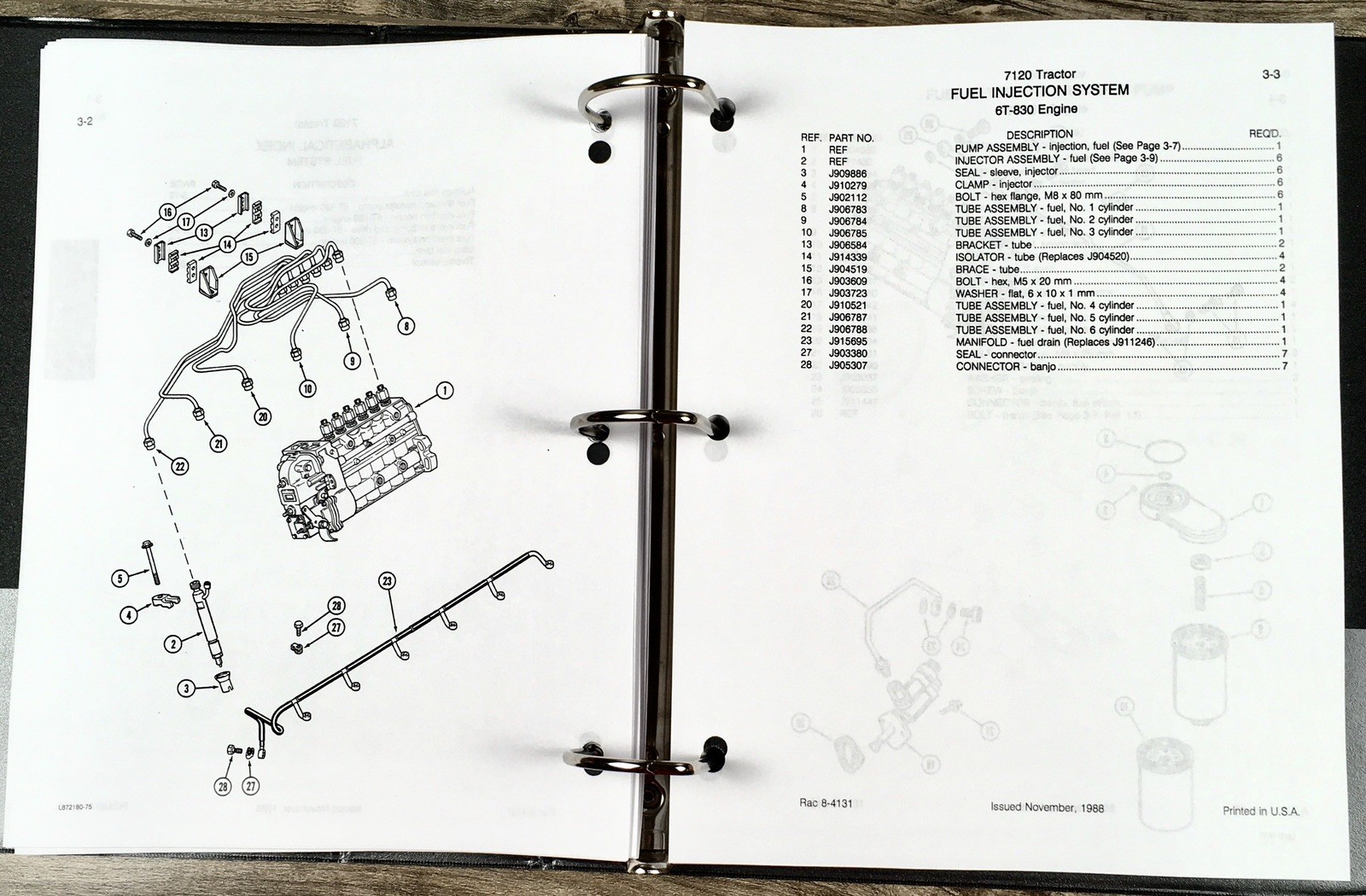 Case IH 7120 Tractor Service Manual Parts Catalog Repair Set Workshop Book