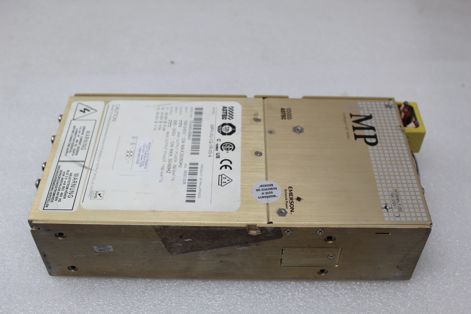 Astec iMP4-3U-1Q-1R-03-A Power Supply Intelligent MP Series Thermo 73-940-00841