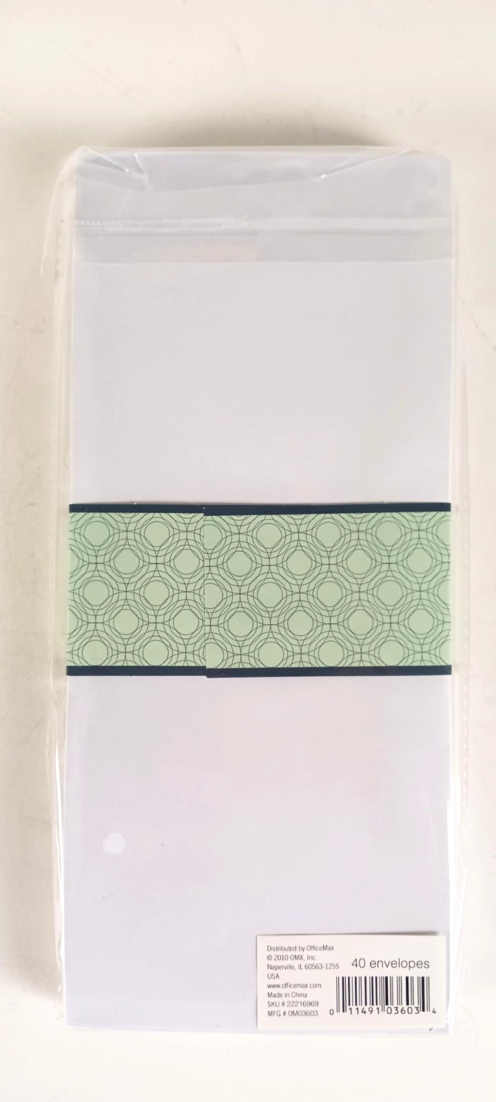 No. 10 Envelopes, Canterbury White, 3/40 packs = 120 pcs.