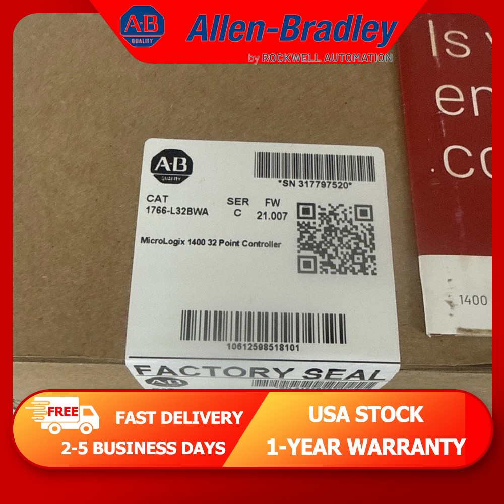 NEW NEW PLC 1766-L32BWA MicroLogix 1400 32 Point Controller AB 1766 L32BWA