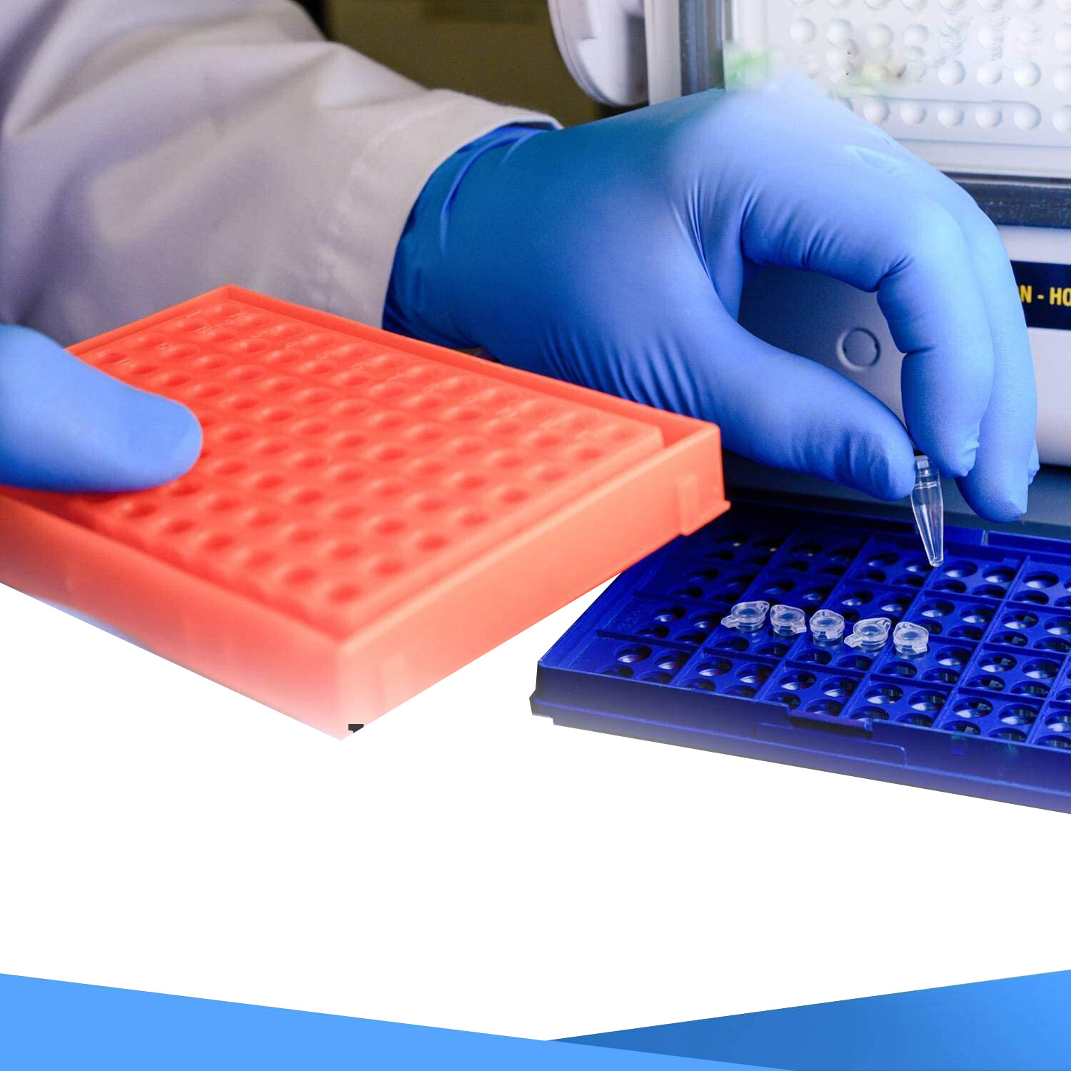 1000PCS Basic Blue Vinyl Synmax Exam Gloves M-SIZE
