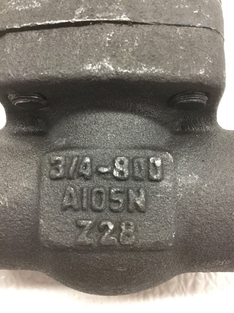DSI 4101A8-18 Forged Steel Gate Valve 3/4″ CL 800 Socket X Thread 1975 psi CWP