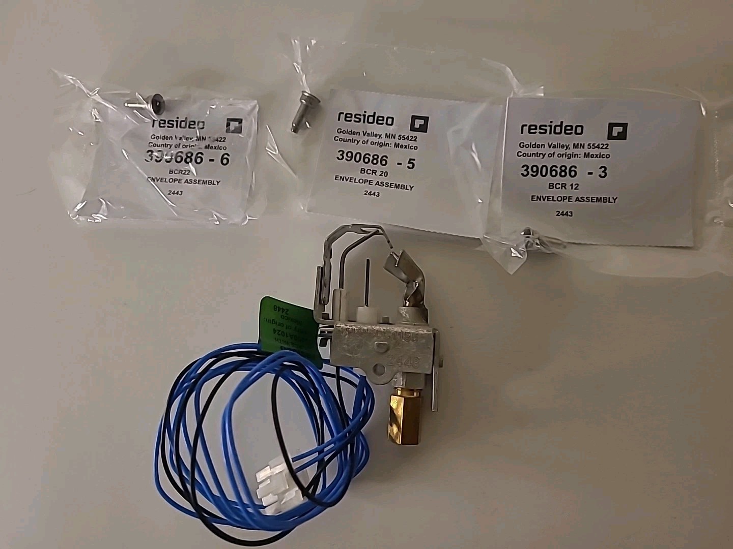 Resideo Honeywell Q3450C1185 Pilot Burner Natural Gas Propane Single Tip