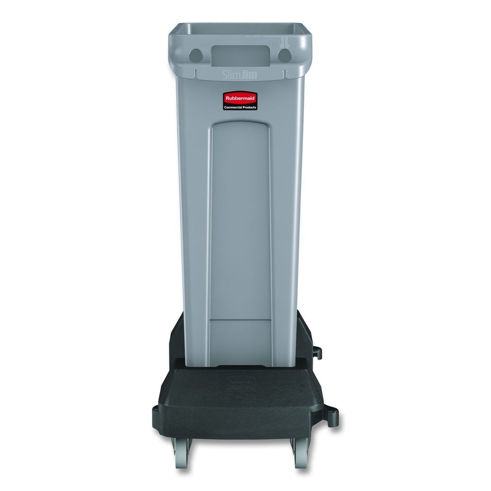 Rubbermaid Commercial 354060GY 23 gal Rectangular Receptacle w/ VC – GRY New