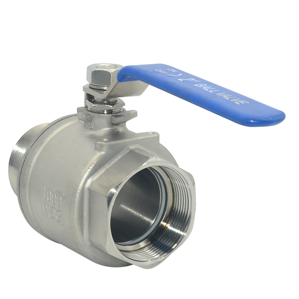 US STOCK 1/2″ to 2 in inch NPT thread MALE to Female Full Port Ball Valve SS 304