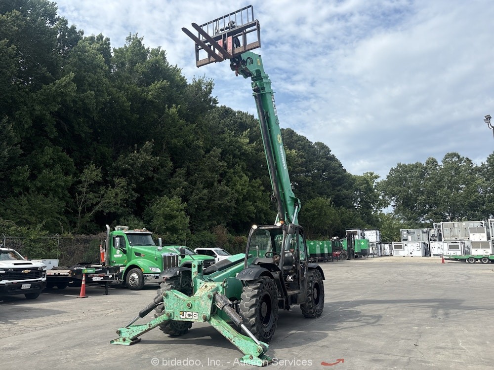 2016 JCB 510-56 56′ 10,000lbs Telescopic Reach Forklift Telehandler bidadoo