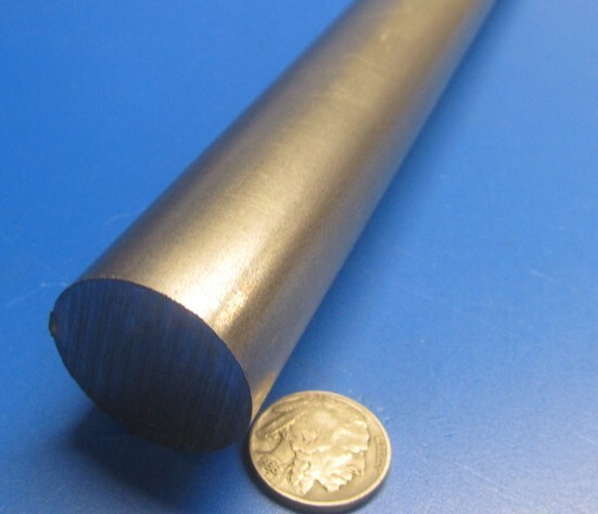 12L14 Steel Unpolished Rod, (1.25″) 1 1/4″ Dia x 2 Foot Length, 1 Unit