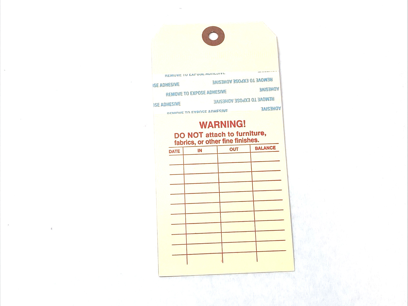 ULINE S-6470-A 3-Part Inventory Tags Adhesive #5000-#5499 BOX OF 243 TAGS