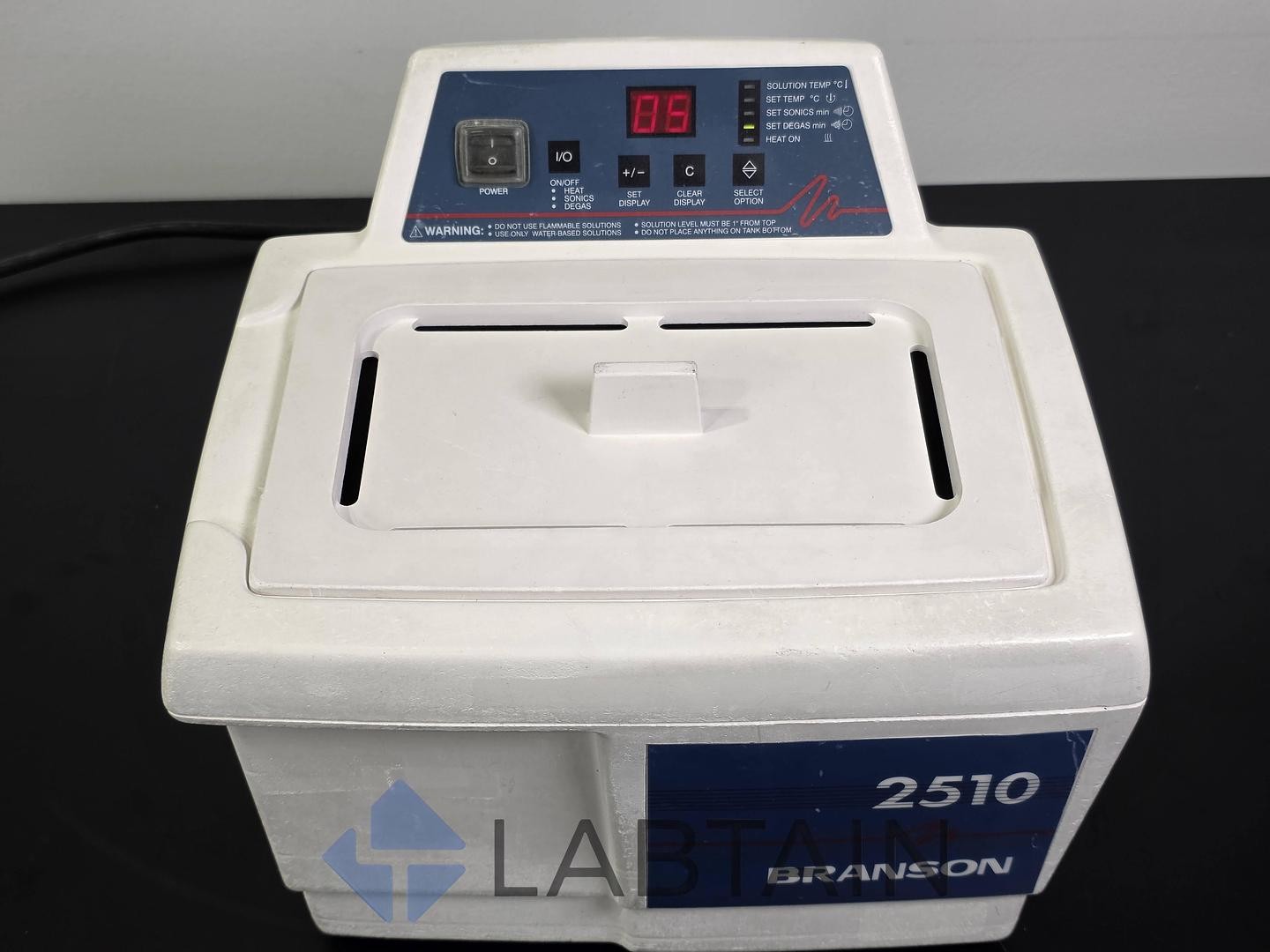 Branson 2510R-DTH Digital Heated Ultrasonic Cleaner (0.75 Gal) Used