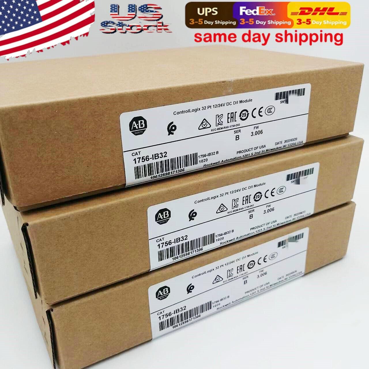 NEW- Allen Bradley 1756-IB32 AB SER B CONTROLOGIX 32 PT DC INPUT MODULE US USA