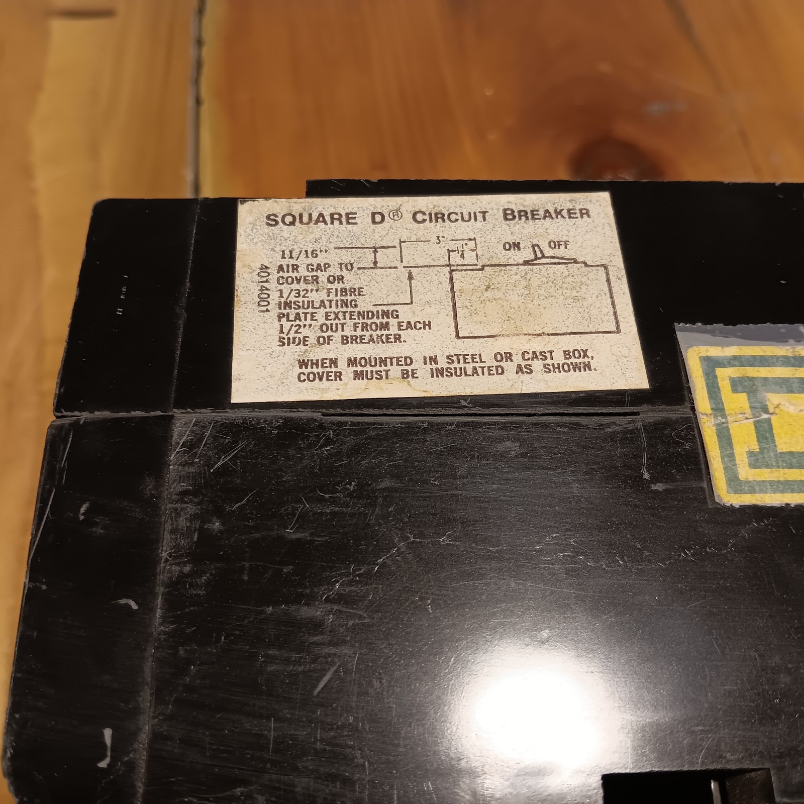 Square D KAL36175 175 Amp 3Pole 240VAC Breaker