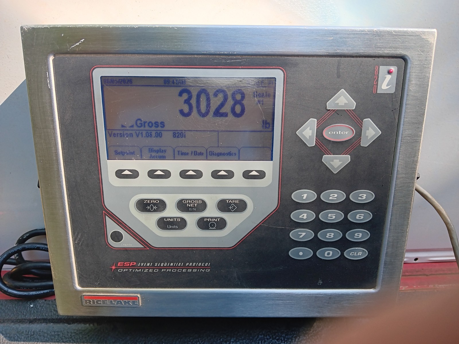 Rice Lake 820i-2A Scale Programmable Weighing Indicator Dual Channel 120VAC
