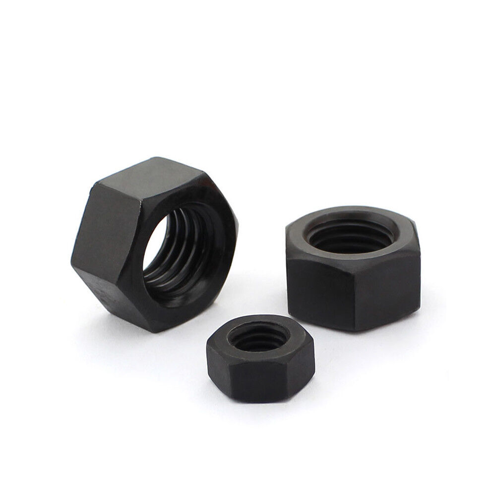 Black 304 Stainless Steel Micro Mini Hexagon Nuts DIN934 M1 M1.2 M1.4 M1.6 M2
