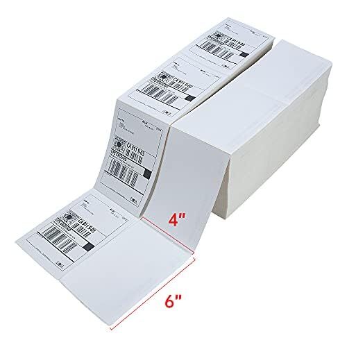 Bulk Direct Thermal Labels Fanfold Perforated for Zebra & Rollo Printers