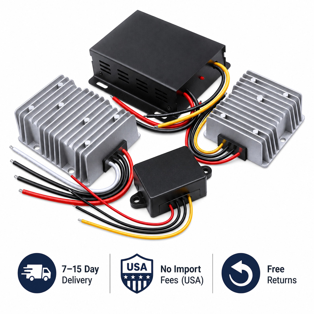 12V to 15V DC-DC Step Up Boost Converter 1-30A Voltage Regulator Module Inverter