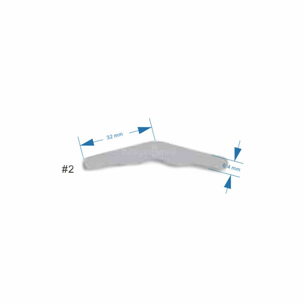 Tofflemire Bands Dental Stainless Matrix Bands Universal 0.04mm 0015 #1-4 144pcs