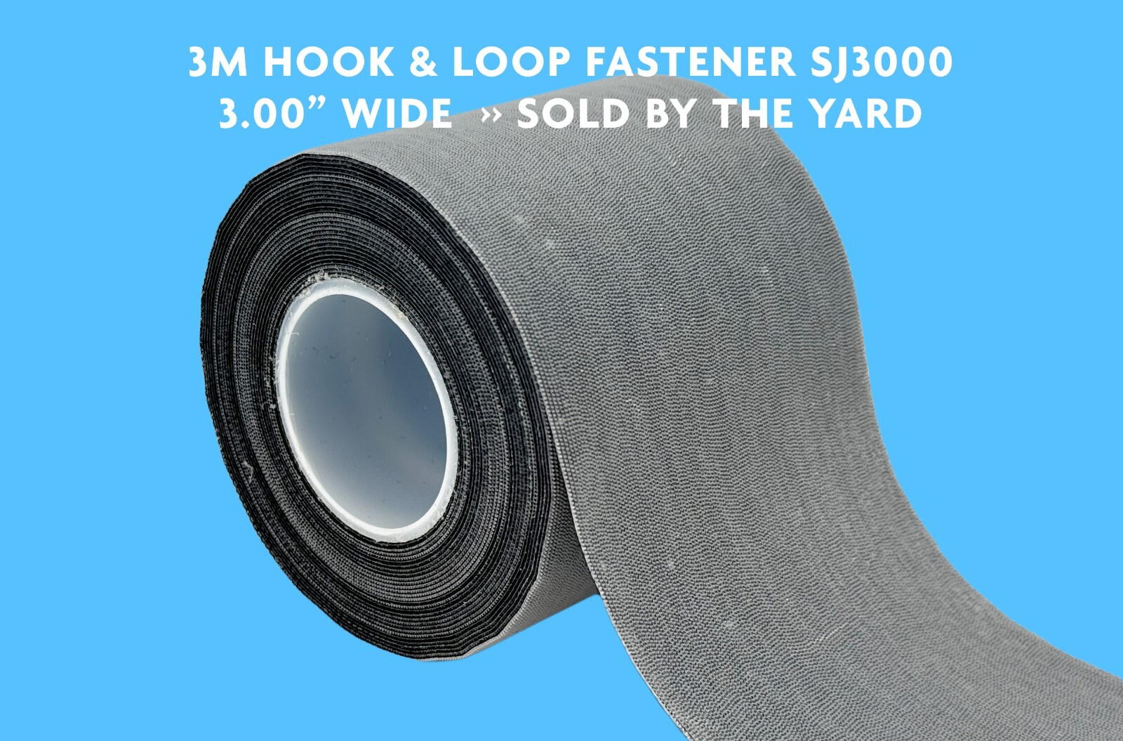 3M HOOK & LOOP FASTENER SJ3000 • 3.00” WIDE • SOLD BY THE YARD!