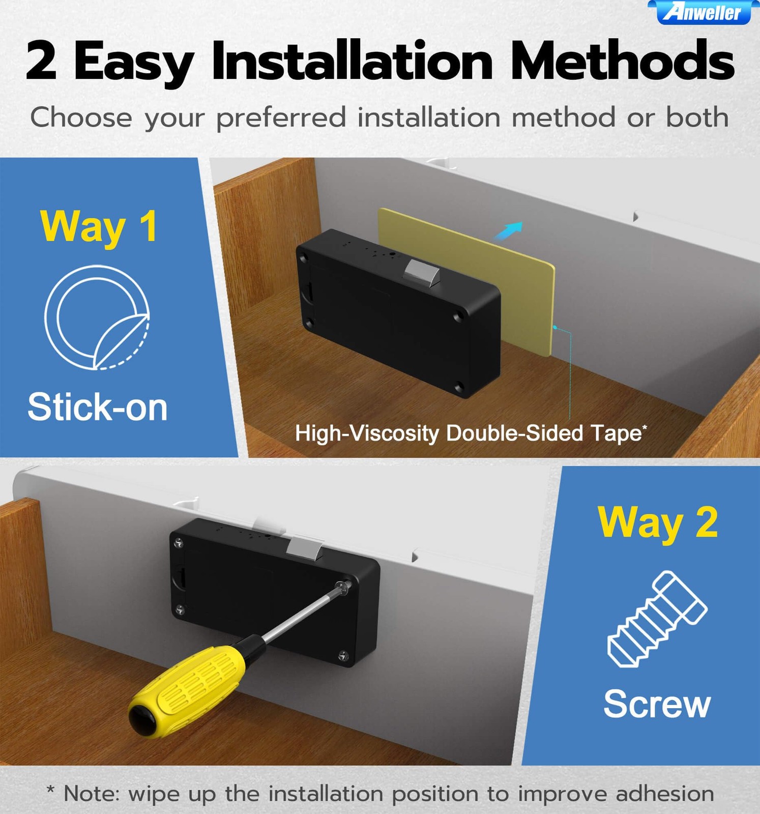 Baby Proofing Smart Cabinet Locks, Child Proof Fingerprint Drawer Locks, Hidd…