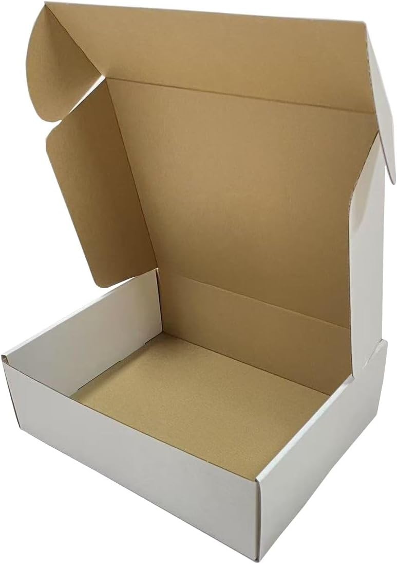 50 Pack 7x5x2in Brown Corrugated Shipping Boxes Cardboard Mailer Packing Boxes B