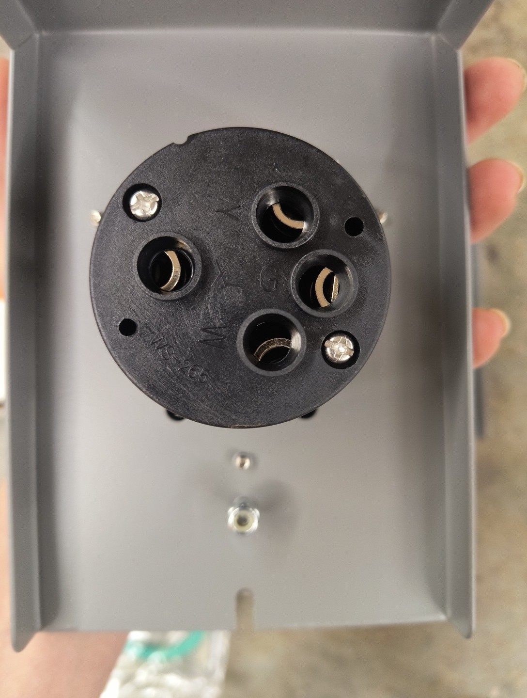 Conntek GIB1450-025 Duo-Rain Seal 50 amp Generator Power Inlet Box