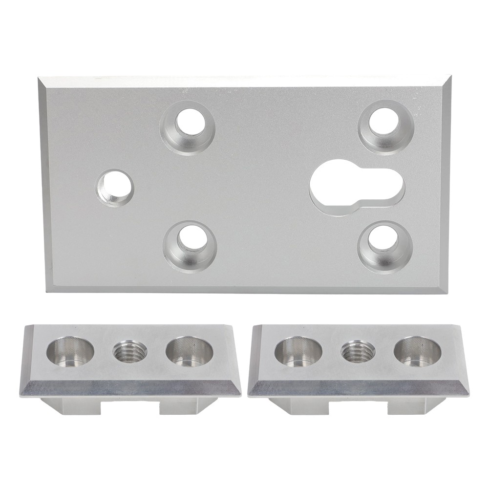 3PCS Floor Mount Plates for Stryker Ferno Ambulance Stretcher Fastening System