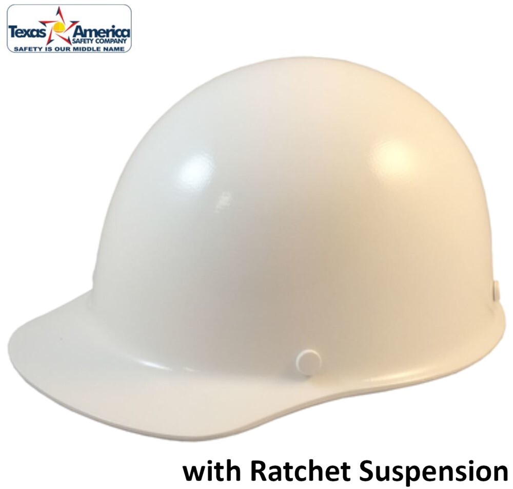 MSA Skullgard Cap Style with Ratchet Suspension – White