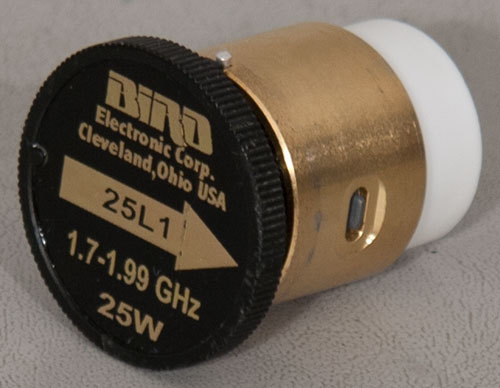 Bird 25L1 25 W 1.7-1.99 GHz Wattmeter Element/Slug 1700-1990 MHz for 43+