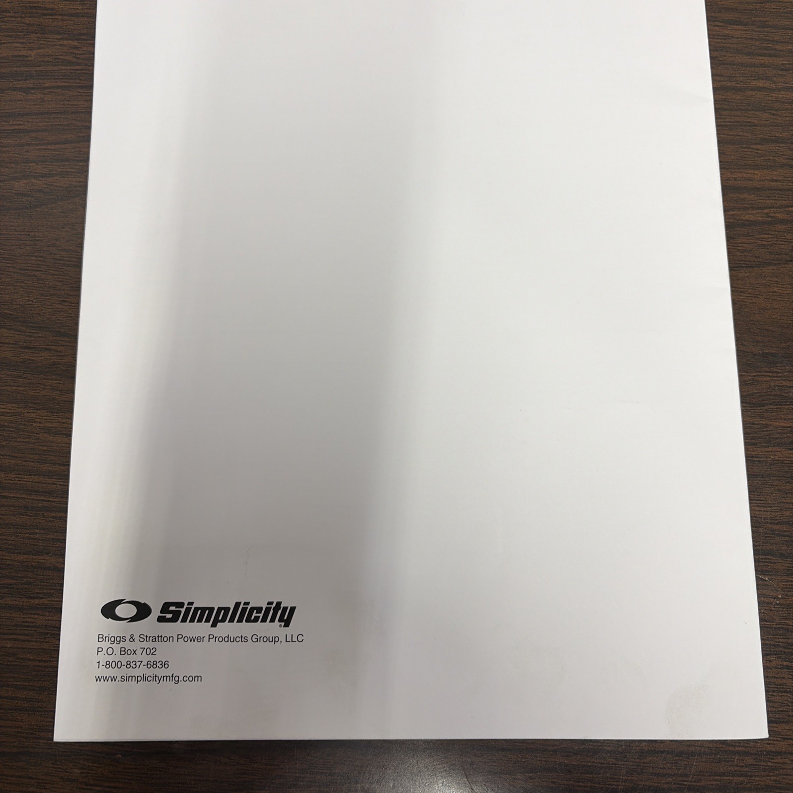 Simplicity Conquest 2691180-00 Operator’s Manual